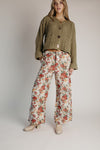 The Miklos Lux Jacquard Pant in Floral