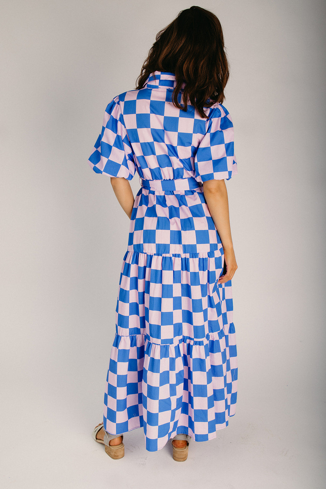 piper and scoot embroidered dress The Huglin Embroidered Detail Midi Dress in Toffee main image 0