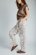 The Ashlin Printed Pant in Wild Flowers