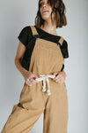 The Danny Corduroy Overall in Vintage Brown