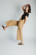 The Danny Corduroy Overall in Vintage Brown