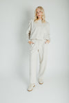 The Kurt Barrel Lounge Pant in Heathered Oat
