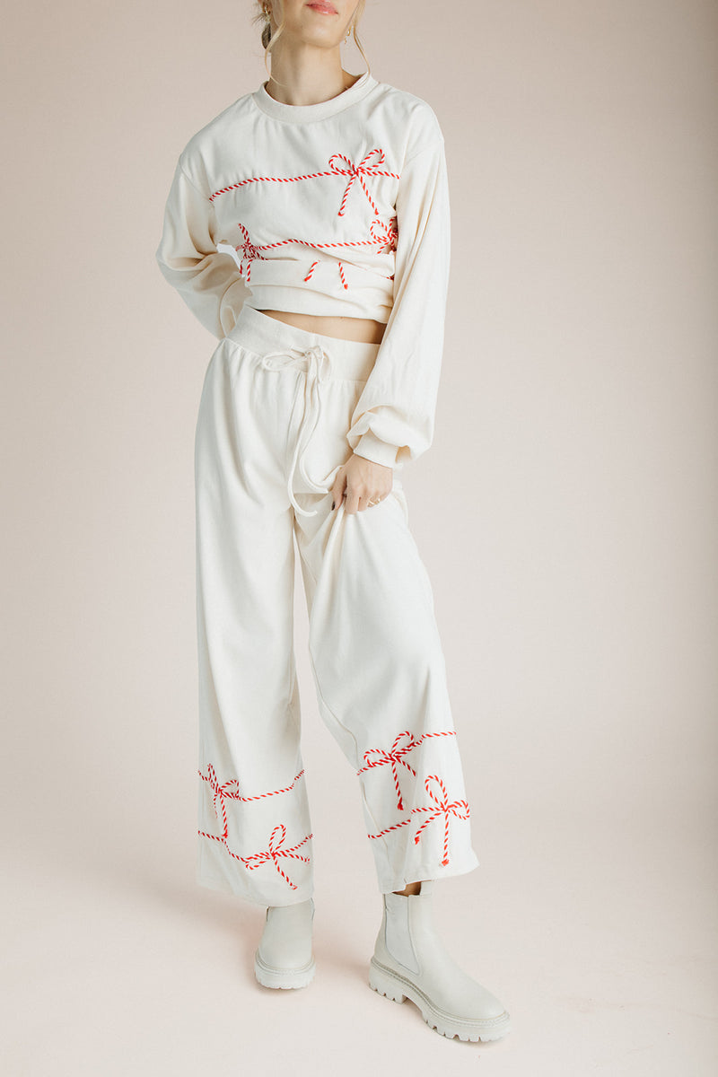 The Torgerson Relaxed Straight Leg Pant in Cream