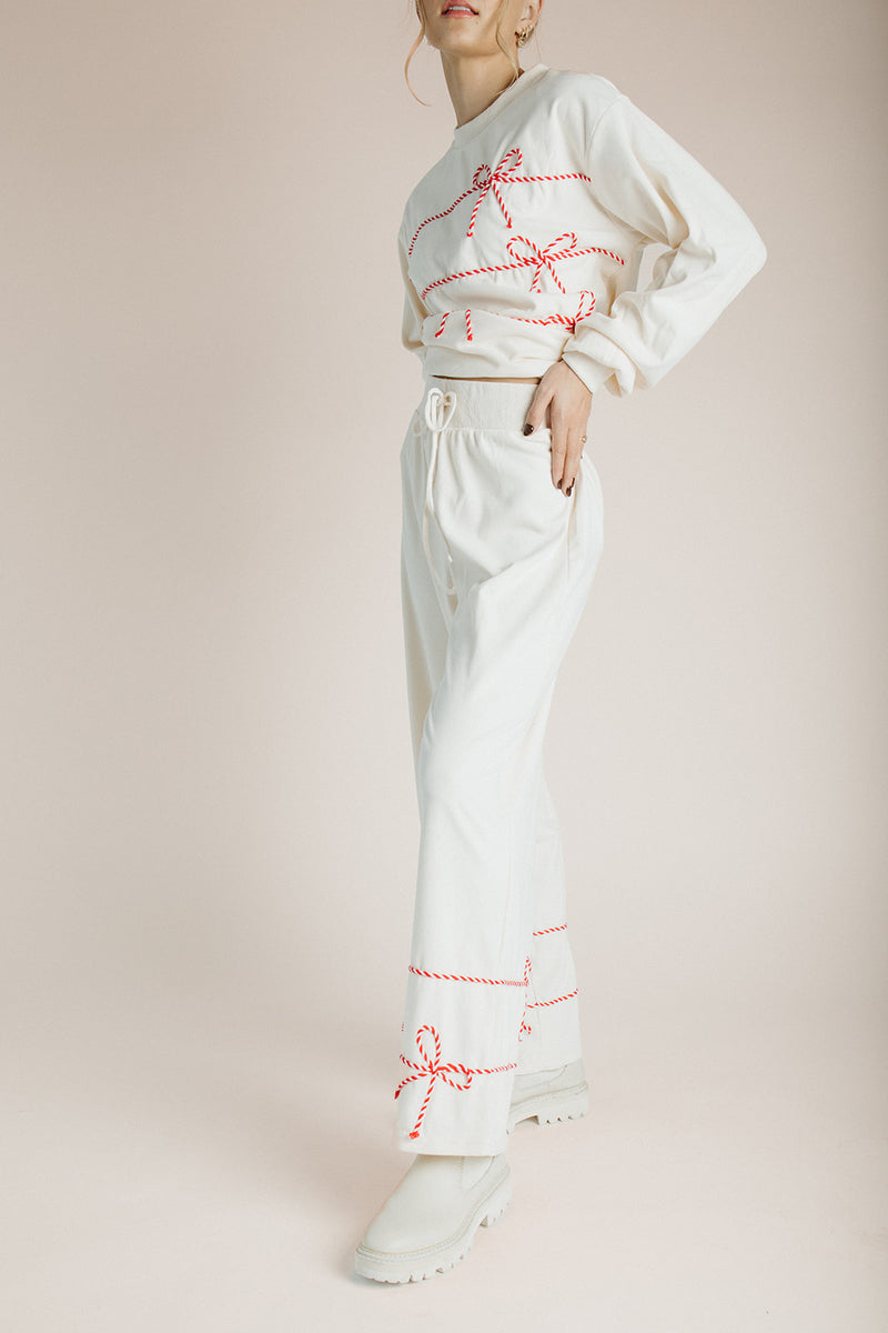 The Torgerson Relaxed Straight Leg Pant in Cream