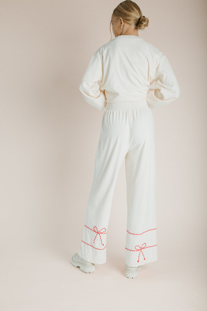 The Torgerson Relaxed Straight Leg Pant in Cream