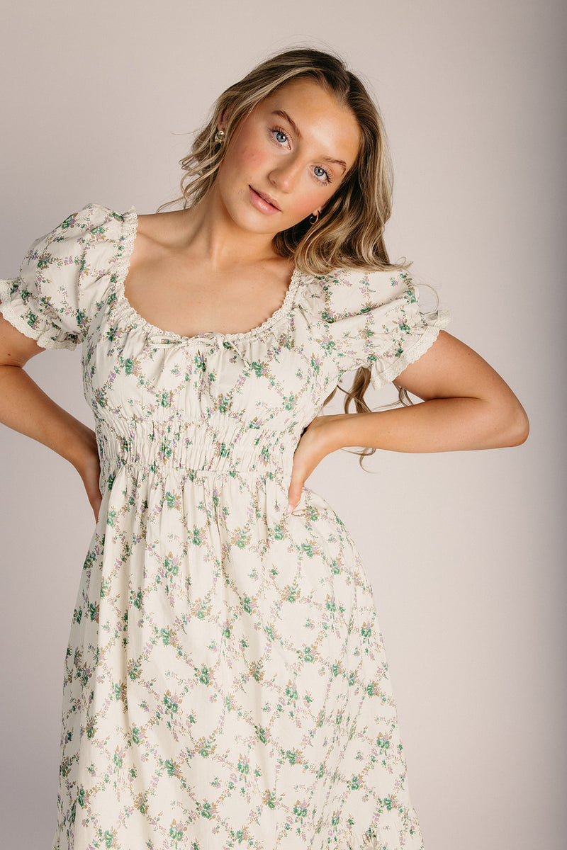 chinese dress ladies Fern Lace Crochet Leilana Dress
