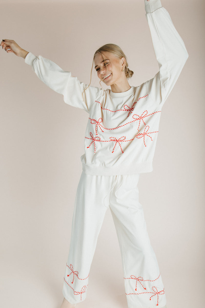 The Torgerson Relaxed Straight Leg Pant in Cream