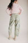 The Runion Printed Barrel Pant in Multi