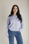 The Riggs Button-Down Sweater in Lavender