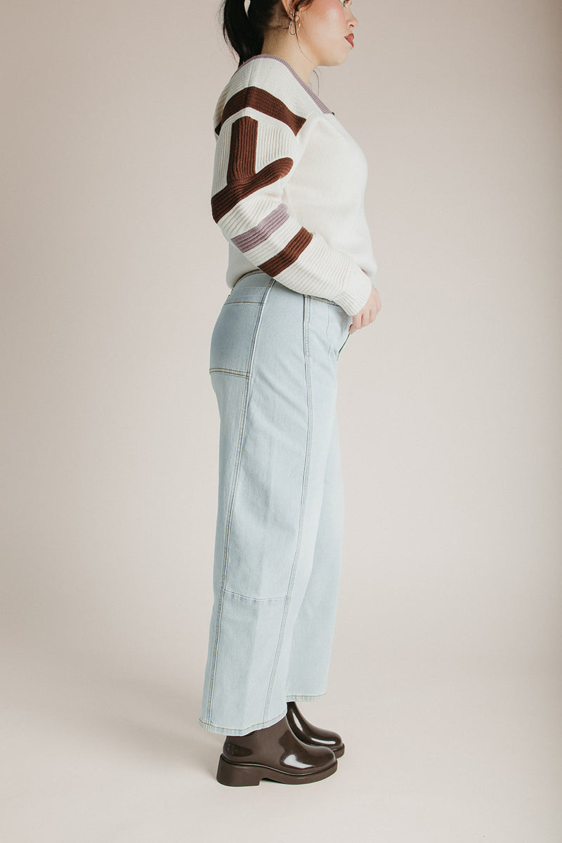 The Janca Relaxed Denim Pant in Light Wash