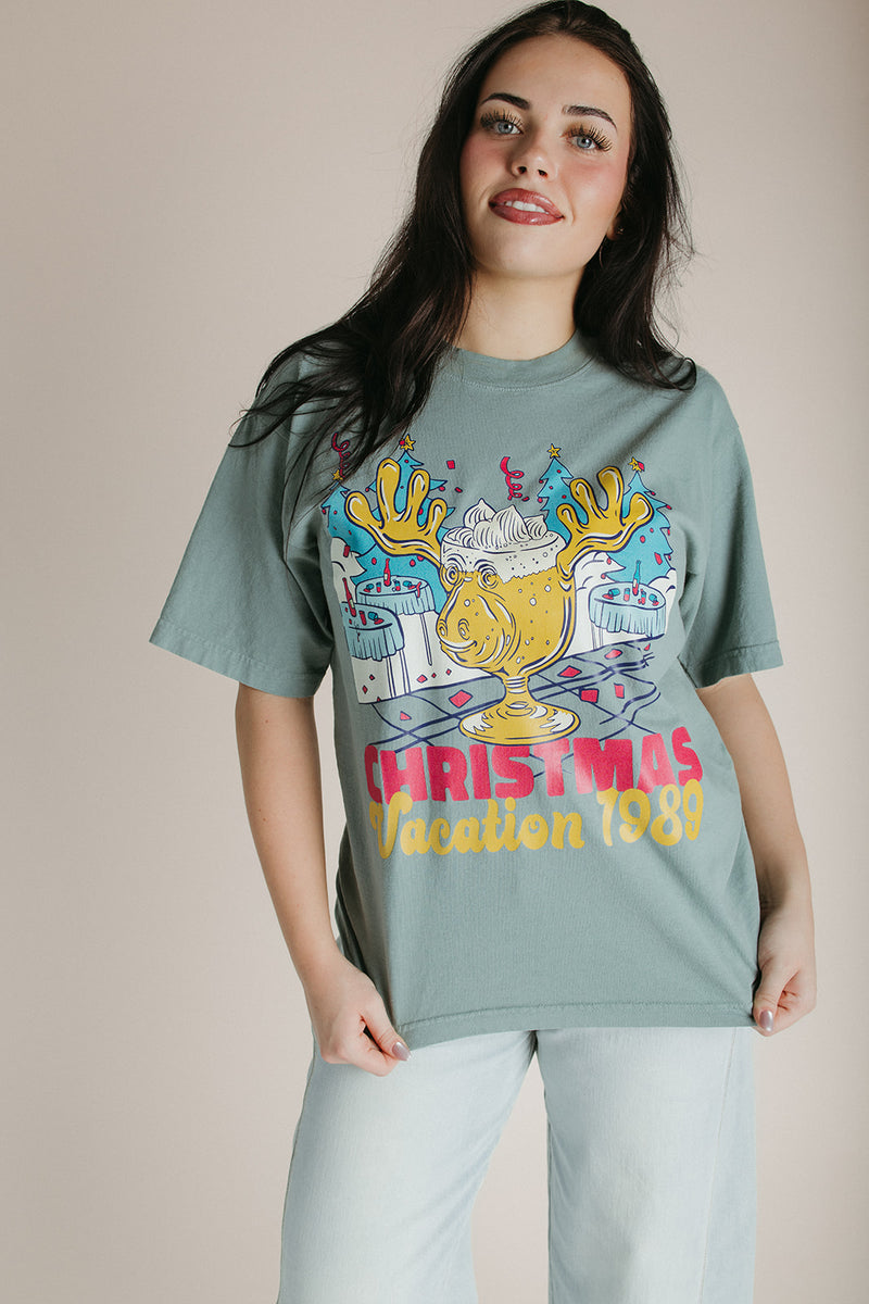 The Christmas Vacation Tee in Green (ships in 1-2 weeks)