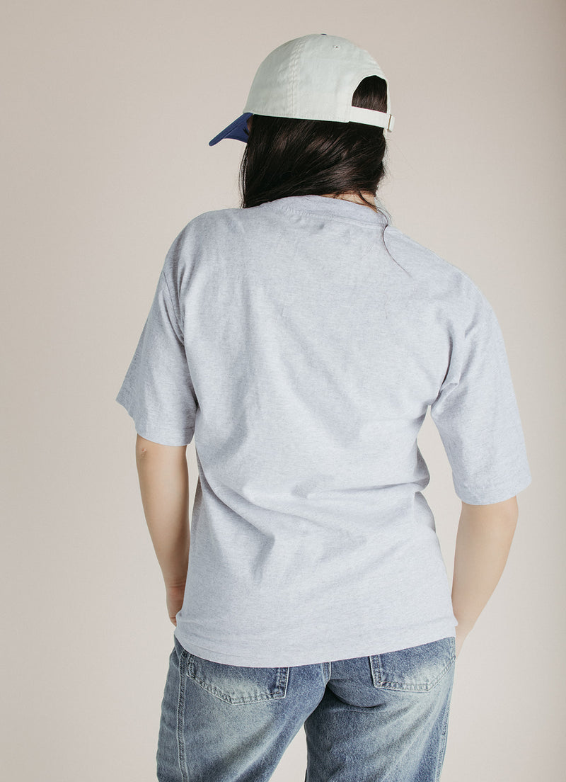 The 90's Los Angeles Baseball Tee in Grey