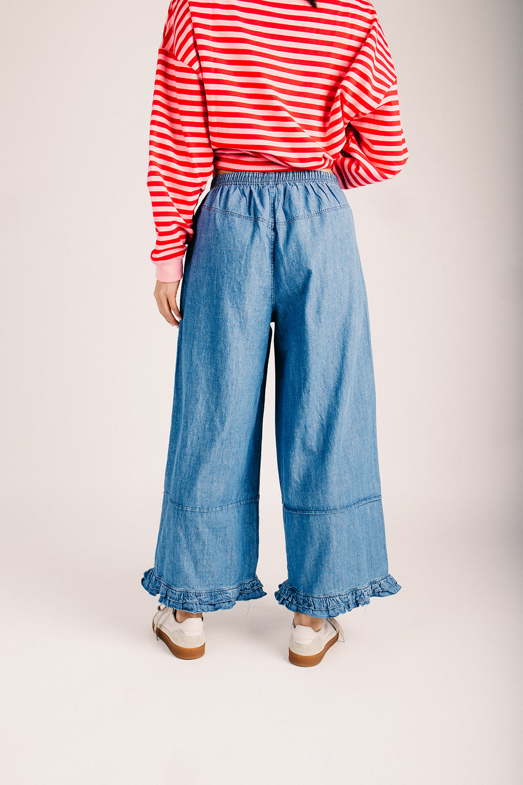 The Keeshin Ruffle Hem Jean in Denim – Piper & Scoot