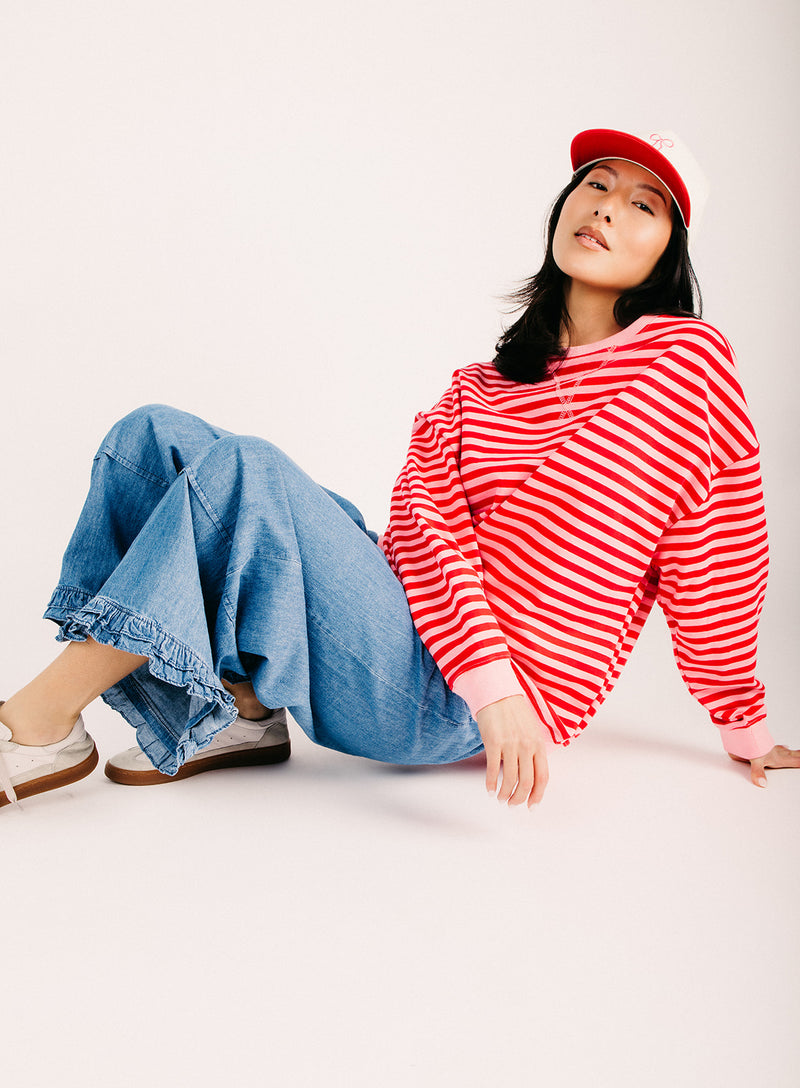 The Keeshin Ruffle Hem Jean in Denim – Piper & Scoot