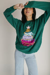 The Christmas Tree Sweater in Green
