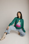 The Christmas Tree Sweater in Green