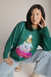 The Christmas Tree Sweater in Green