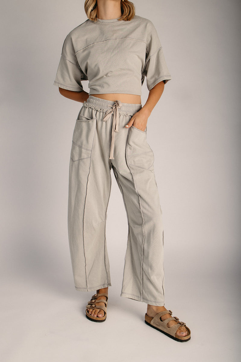 The Hansen Seam Detail Set in Dove Grey – Piper & Scoot