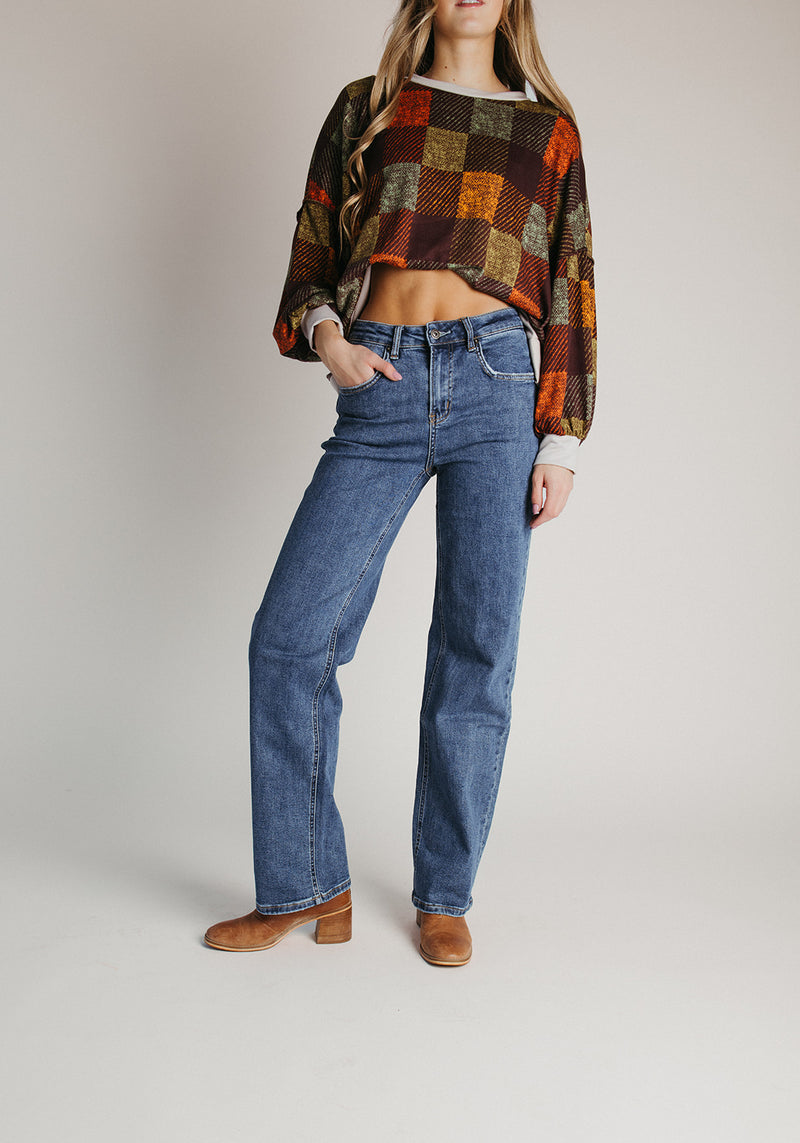 The Bearman Straight Leg Jean in Real Indigo