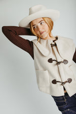 The Astrid Collared Jacket in Oatmeal