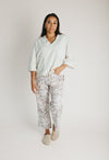 The Adalyn V-Neck Pullover in Oatmeal