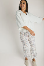 The Adalyn V-Neck Pullover in Oatmeal