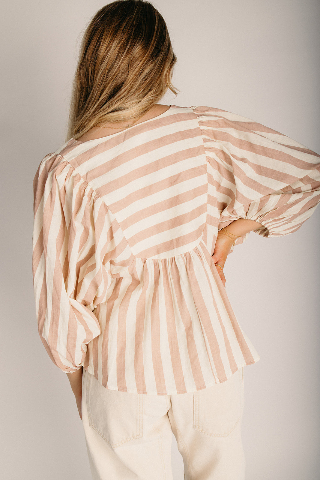 The Shanda Embroidered Button-Up Midi Dress in Buttercream – Piper & Scoot