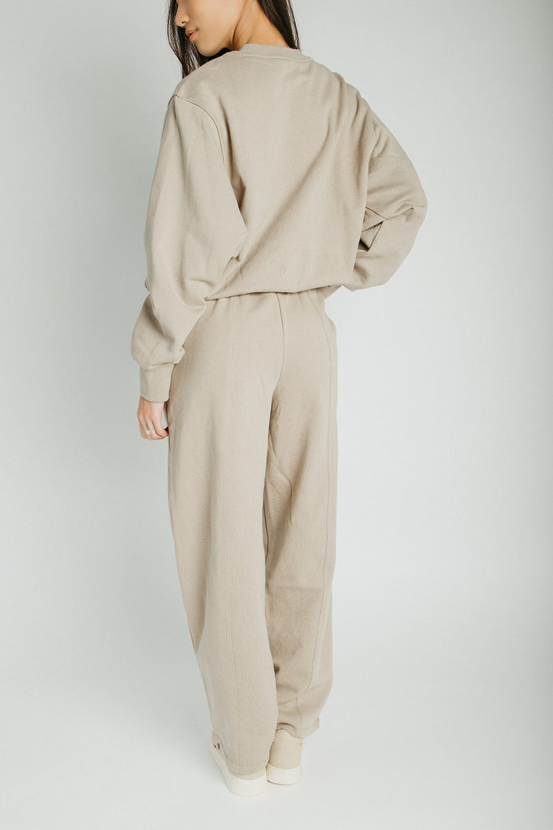The Kurt Barrel Lounge Pant in Taupe