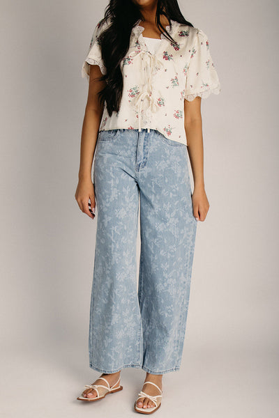 The Rasmus Baggy Floral Jean in Light Denim – Piper & Scoot