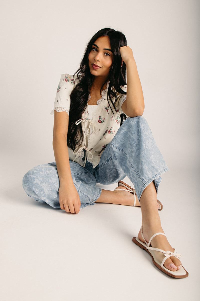 The Rasmus Baggy Floral Jean in Light Denim – Piper & Scoot