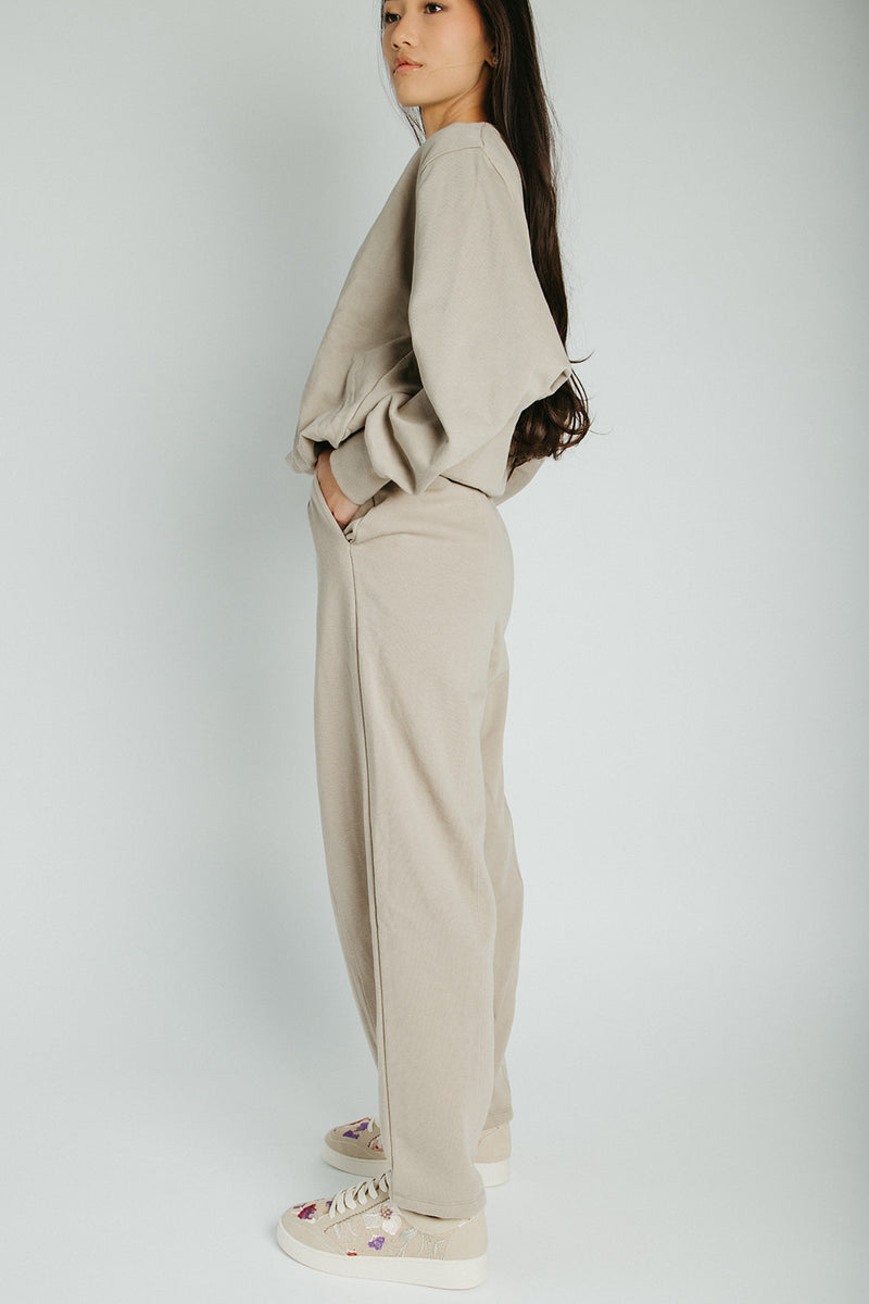 The Kurt Barrel Lounge Pant in Taupe