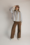The Verstappen High Rise Chino Pant in Brown