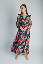 The Kalona Floral Maxi Dress in Jasper Rose