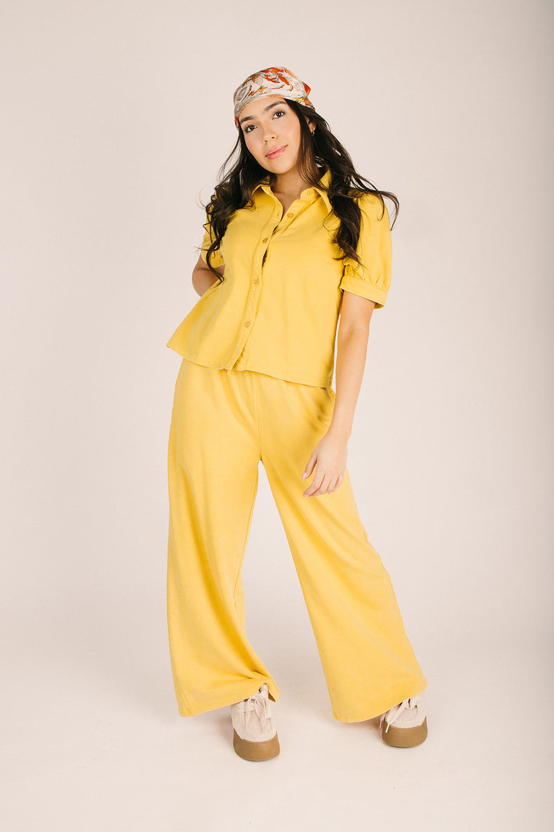 mustard yellow women's dress pants Mustard Gold yellow dress pants | Wide-leg, tall girl fit