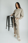 The Kurt Barrel Lounge Pant in Taupe