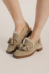 Dolce Vita: Hamlit Plush Loafer in Dark Taupe Suede