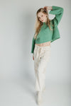 The Amberlee Knit Sweater in Green