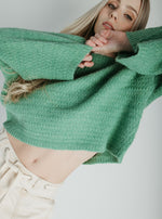 The Amberlee Knit Sweater in Green