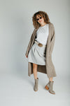 The Lammers Cardigan in Mocha