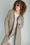 The Lammers Cardigan in Mocha