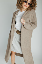 The Lammers Cardigan in Mocha