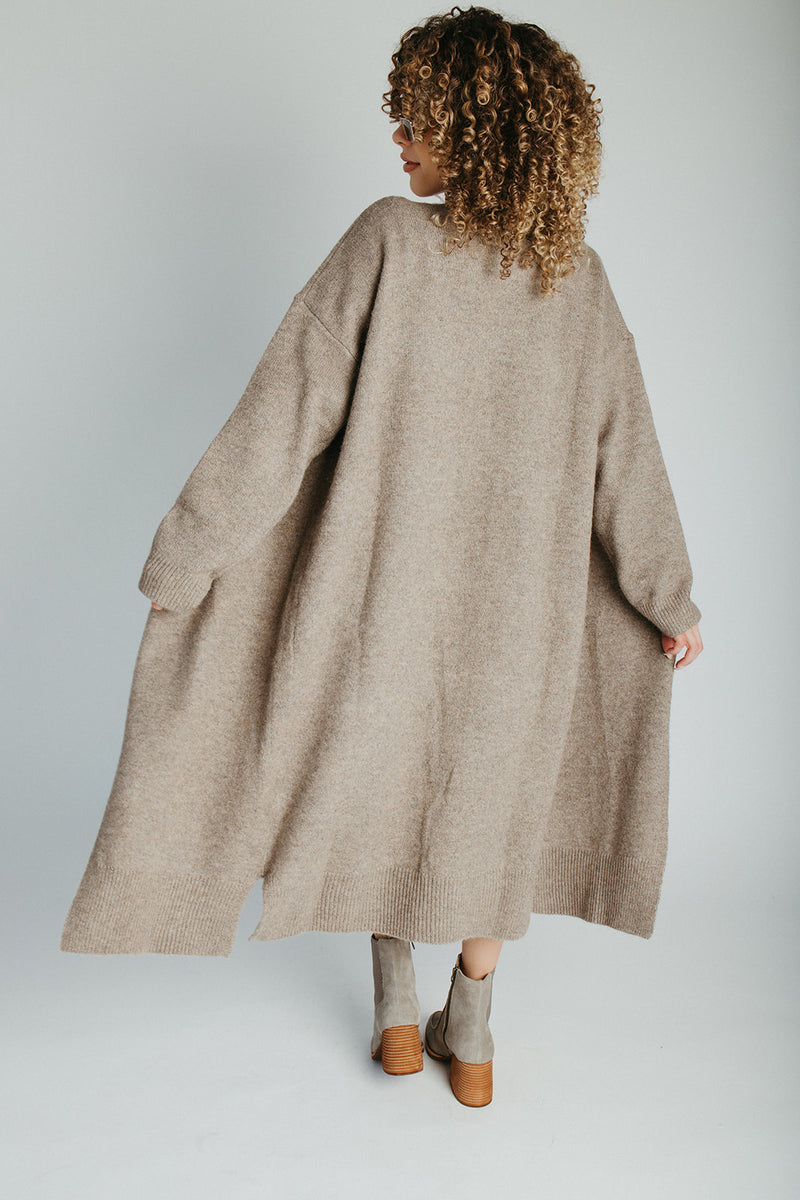 The Lammers Cardigan in Mocha