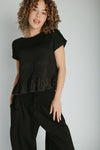 The Ruttinger Smocked Detail Set in Black