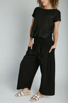 The Ruttinger Smocked Detail Set in Black