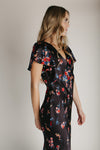 The Franco Flutter Sleeve Maxi Dress in Nightfall Bloom
