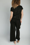 The Ruttinger Smocked Detail Set in Black