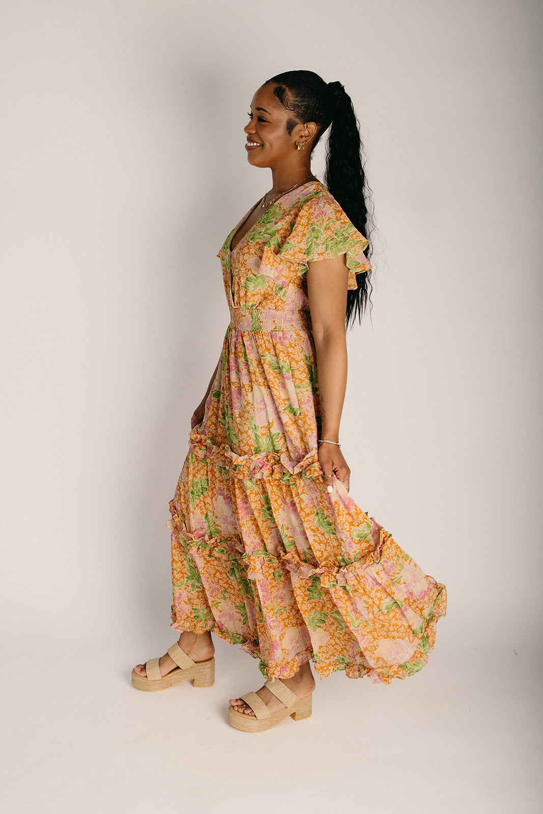 acacia tiered maxi dress Zimmermann ACACIA TIERED MAXI DRESS - 2450DRS252CMFL
