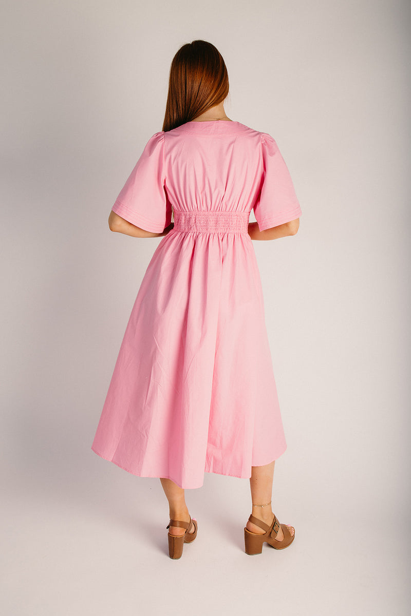 yellow halter neck midi dress Katherine Linen-Blend Halter Midi Dress