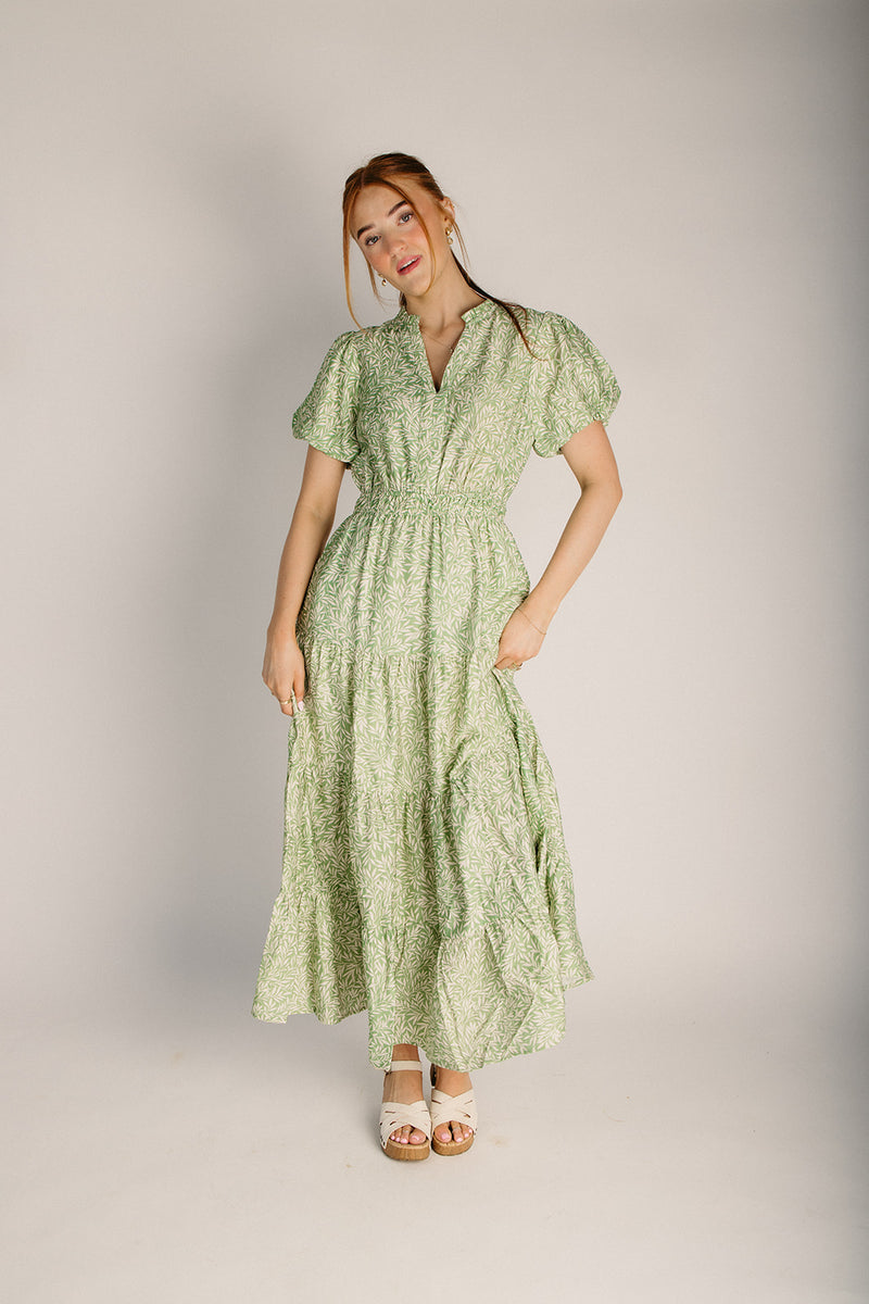 slim fit dress slacks Baltic Born Womens Katherine Maxi Dress | Dusty Green Floral