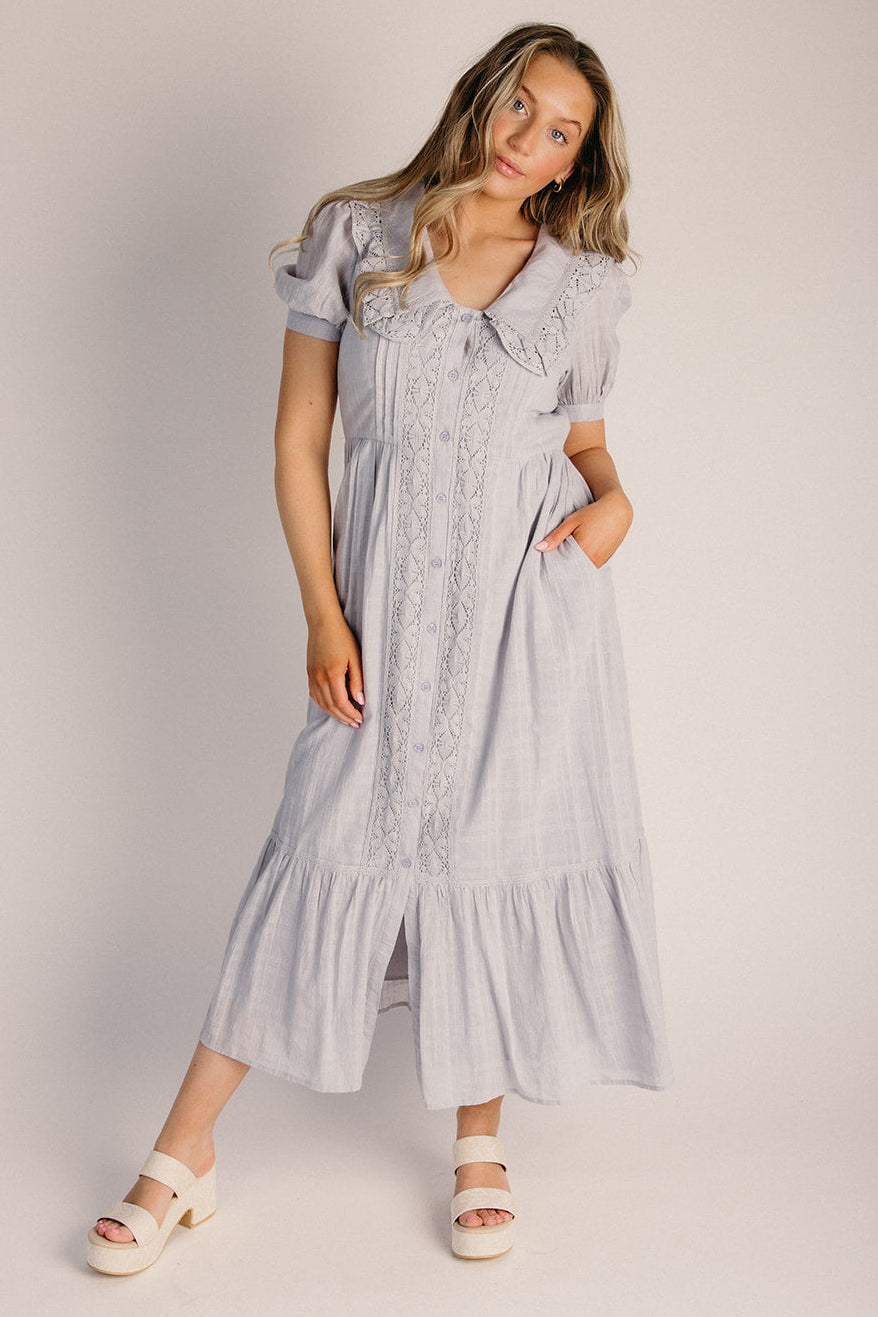 green emerald velvet dress The Shanda Embroidered Button-Up Midi Dress in Buttercream  Piper & Scoot